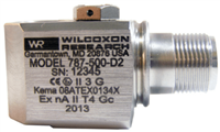 Model 787-500-D2 Class I, Division 2 Certified Low-Frequency Accelerometer